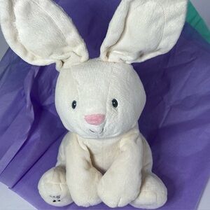 Gund plush singing bunny peek a boo works great